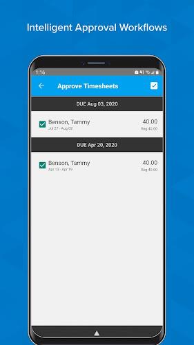 Timesheets - Time Tracking App Captura de tela 3