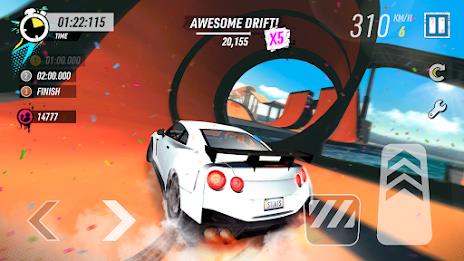 Schermata Car Stunt Races: Mega Ramps 0