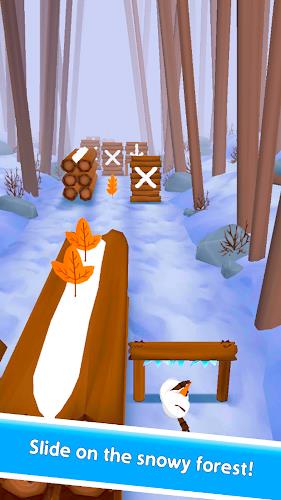 Snowman Rush: Frozen run ภาพหน้าจอ 2