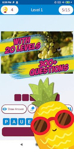 Guess the fruit name game Capture d'écran 2