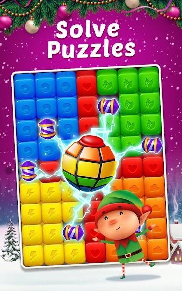 Toy Cubes Pop - Match 3 Game Mod 스크린샷 2