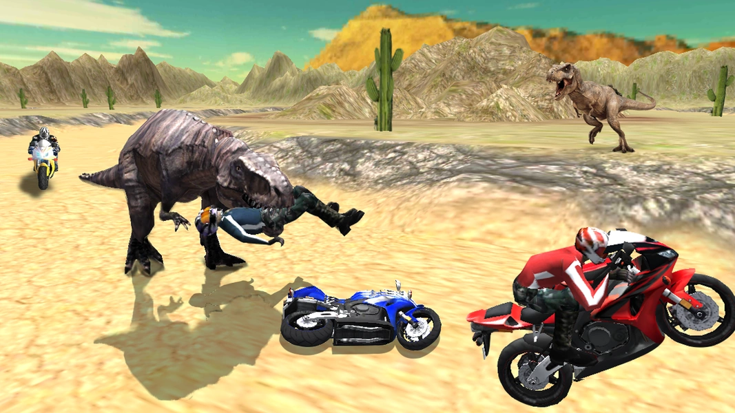 Dino World Bike Race Game - Jurassic Adventure স্ক্রিনশট 3