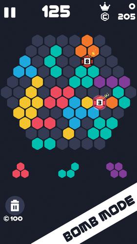 Hexa Brick: Hexagon Block 1010 스크린샷 2