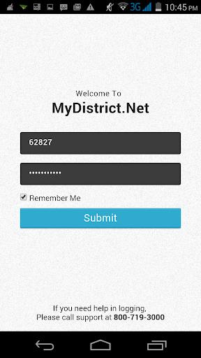 MyDistrict Delivery app Schermafbeelding 0