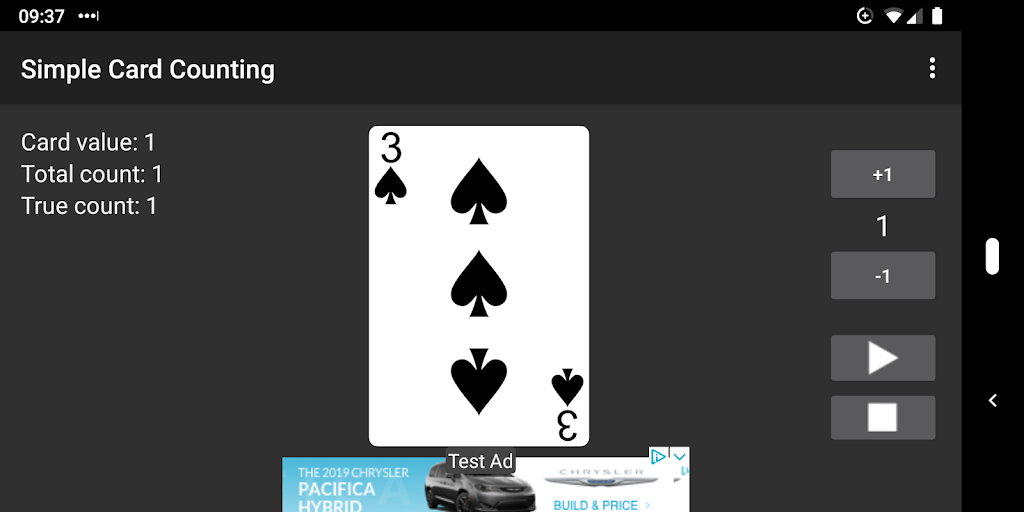 Simple Card Counting スクリーンショット 1