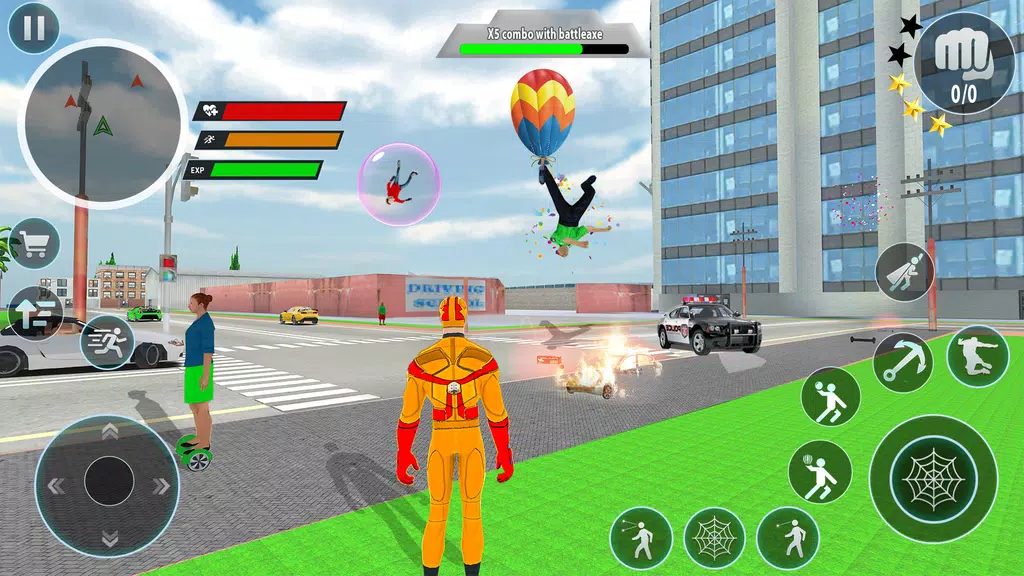 Police Robot Rope Hero Game 3d स्क्रीनशॉट 3