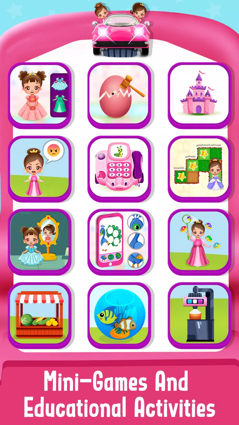 Baby Princess Car phone Toy ภาพหน้าจอ 1