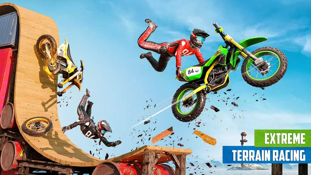 Bike Stunt Heroes: Bike Games Tangkapan skrin 1