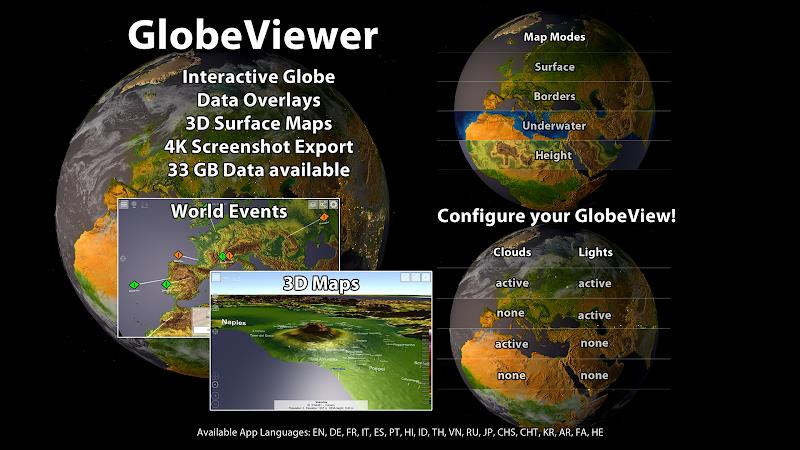 Schermata GlobeViewer 0