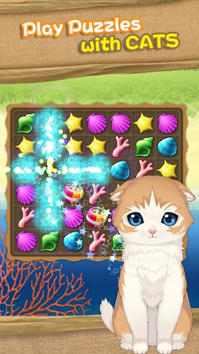 Cat Island Diary~Happy Match 3 Capture d'écran 1