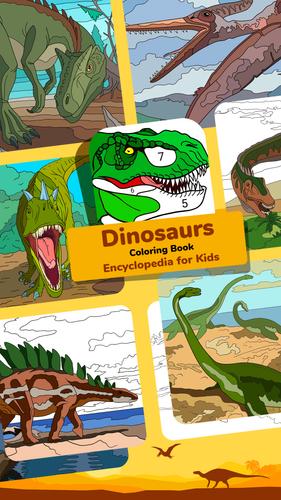 Dino Coloring Encyclopedia Ảnh chụp màn hình 0