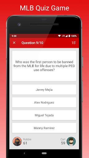 Fan Quiz for MLB ภาพหน้าจอ 0