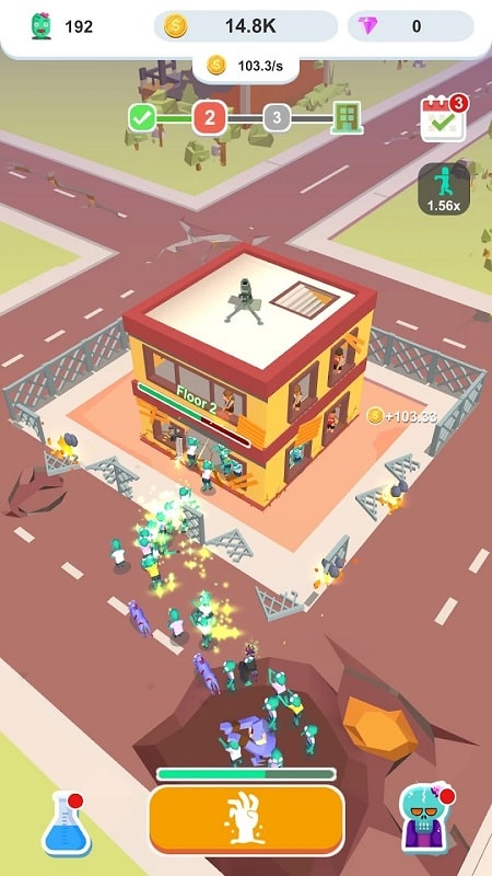 Idle Zombie Army ภาพหน้าจอ 1