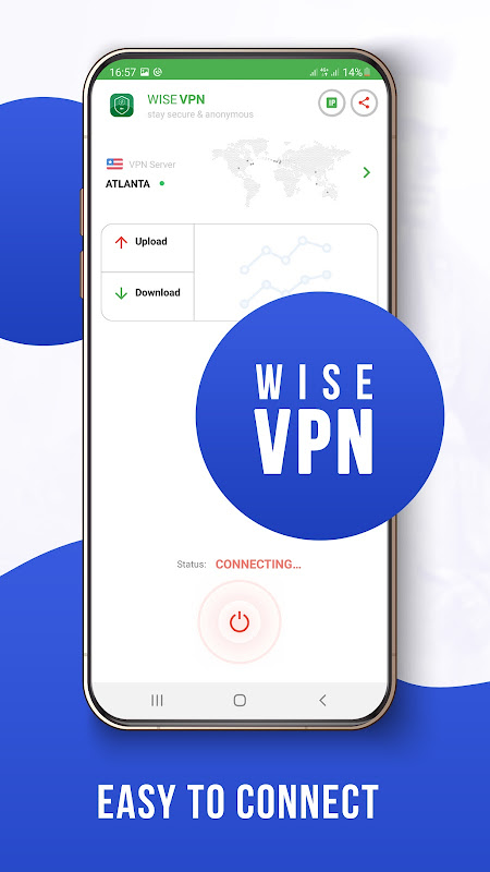 Fast VPN Wise VPN: Fast Secure Ảnh chụp màn hình 0