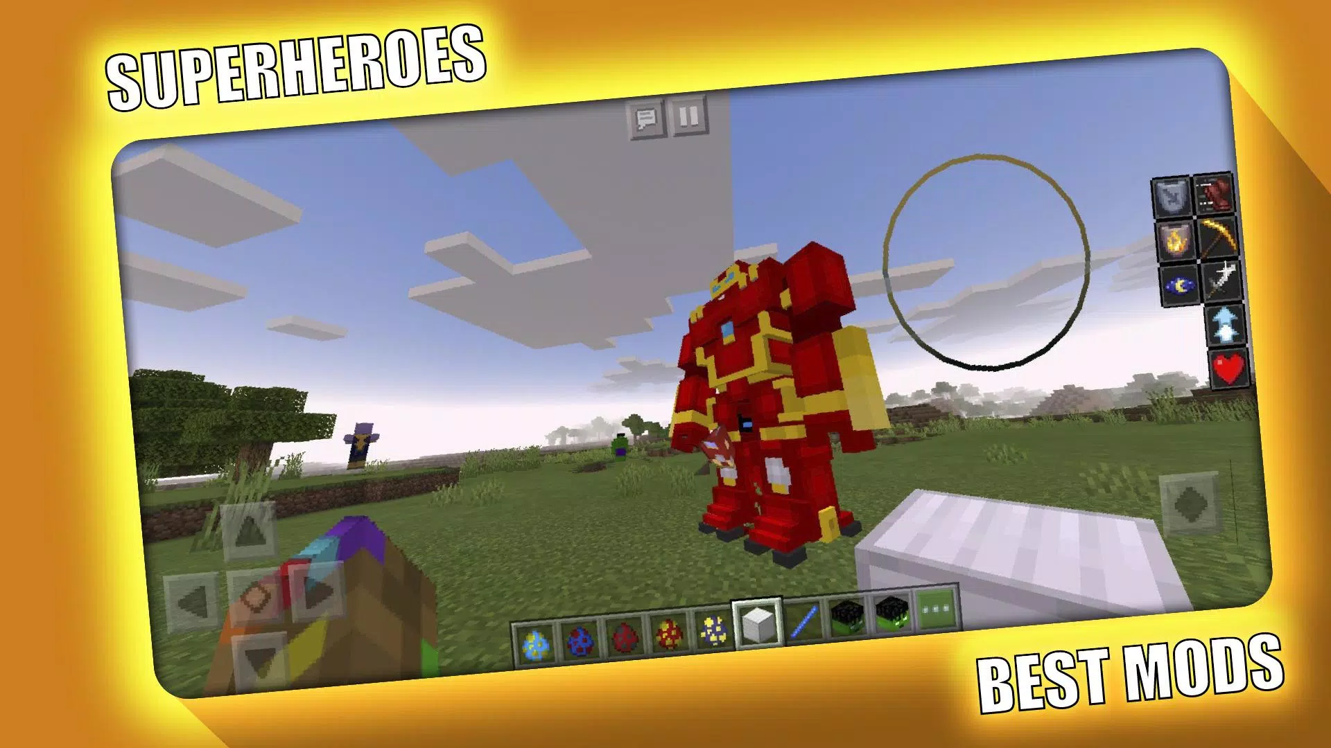 Superheroes Mod for Minecraft Screenshot 0