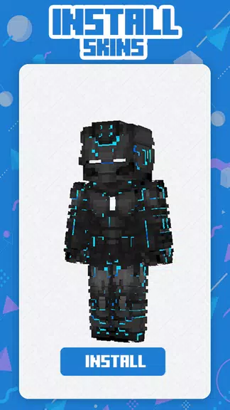 Neon Squad Skin Minecraft Capture d'écran 3