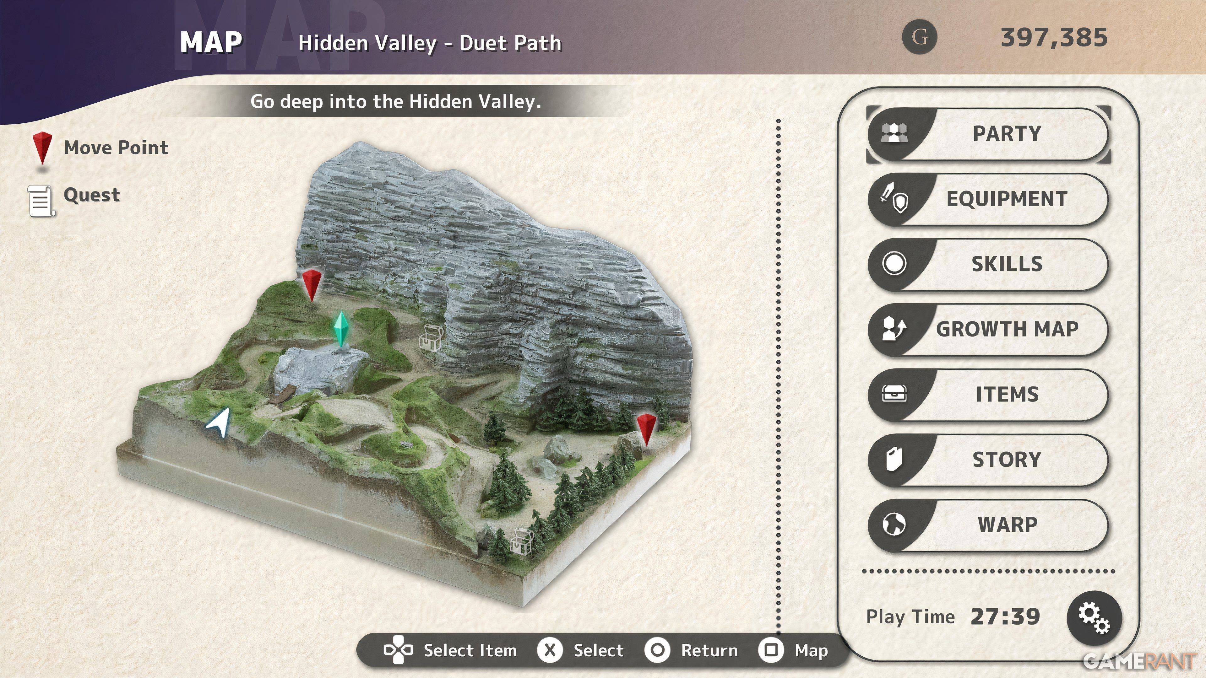 Hidden Valley Map