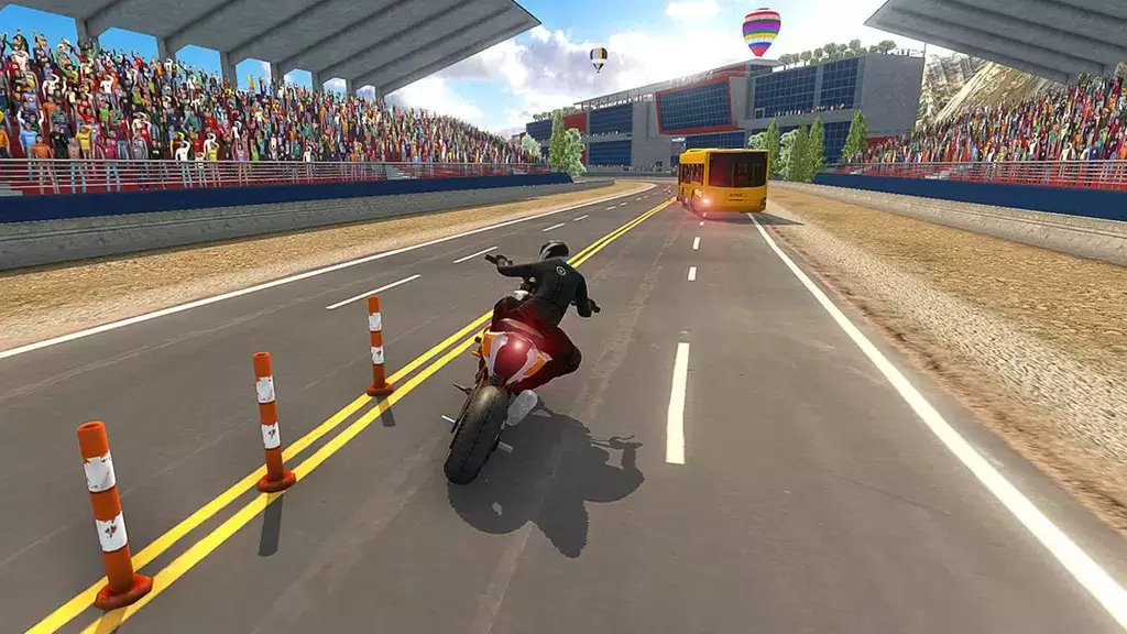 Bike VS Bus Racing Games স্ক্রিনশট 2