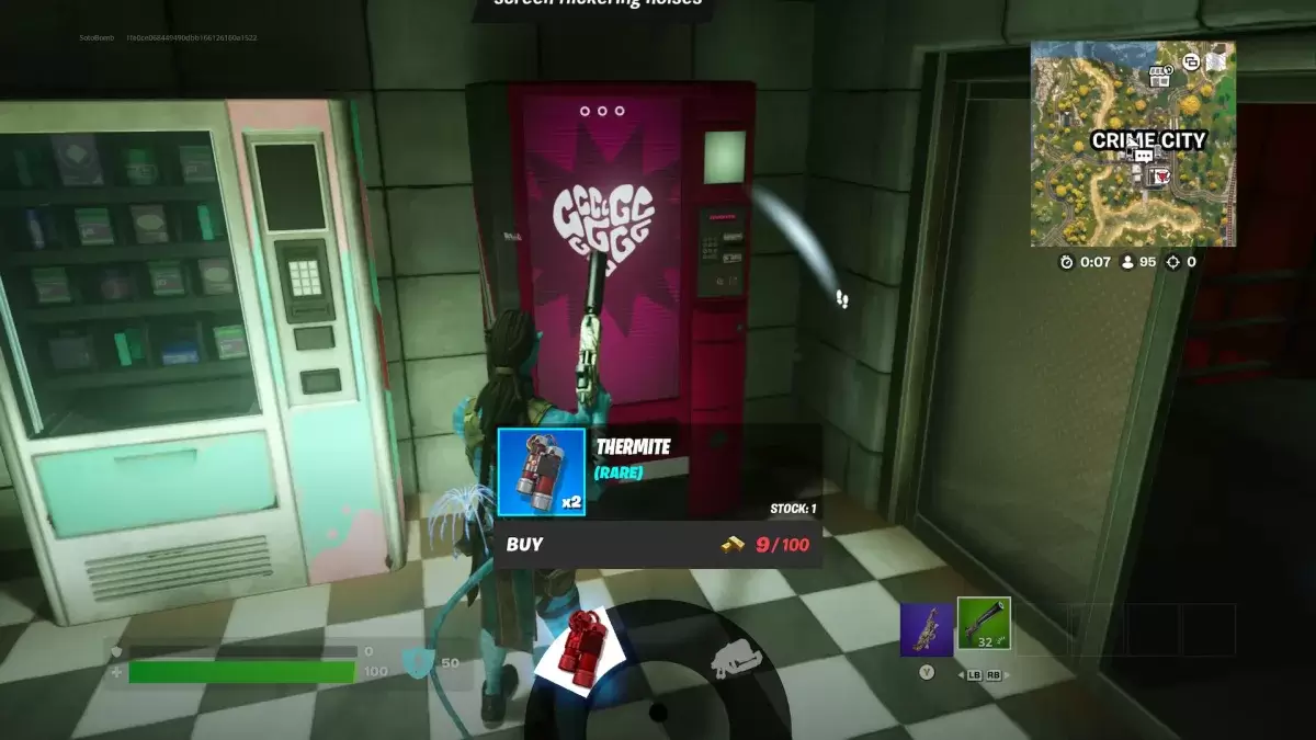 Thermite vending machine in Fortnite Chapter 6, Season 2.