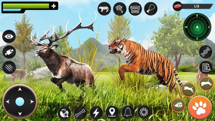 Tiger Simulator Animal Game 3D Ảnh chụp màn hình 0