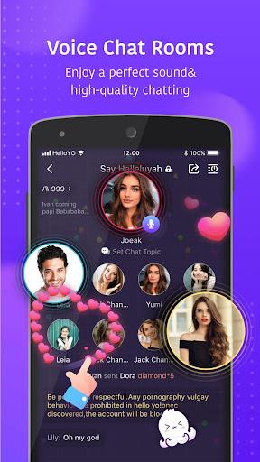 Hello Yo - Group Chat Rooms Capture d'écran 0