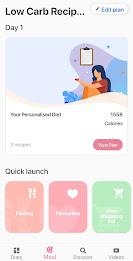 Low carb recipes diet app スクリーンショット 2