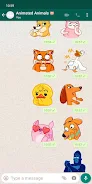 Animals Stickers WAStickerApps स्क्रीनशॉट 1