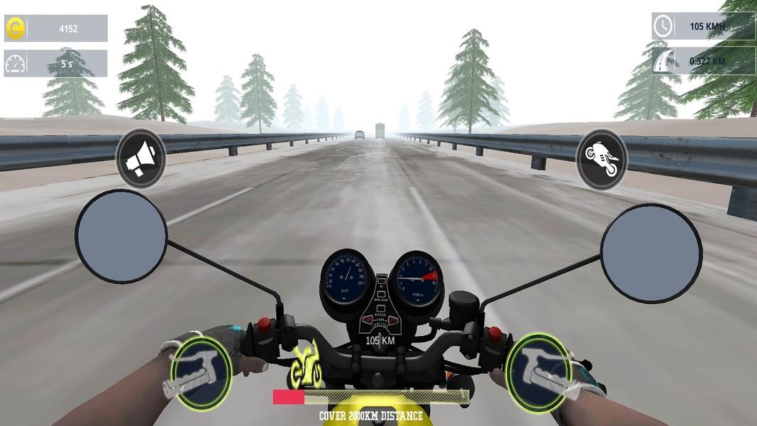 Highway Bike Racing Ekran Görüntüsü 0