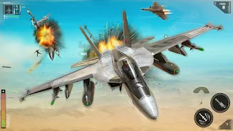 Combat Fighting Airplane Games Schermafbeelding 0