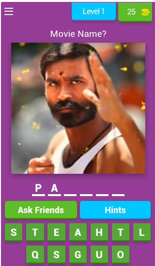 Schermata Tamil Movies Quiz 0