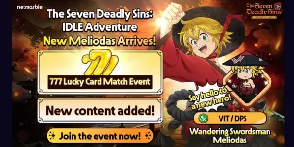 Meliodas Idle Macera: Sınırlı Süreli Etkinlikler Eklendi