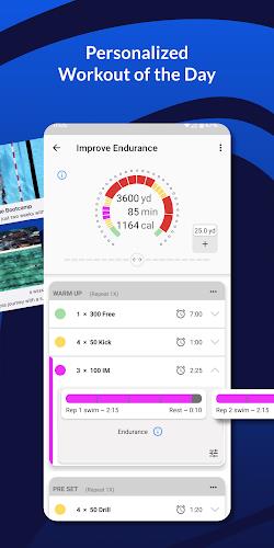 MySwimPro: Swim Workout App Captura de tela 3