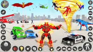 Robot Game Mobil pmk Car Games Zrzut ekranu 0