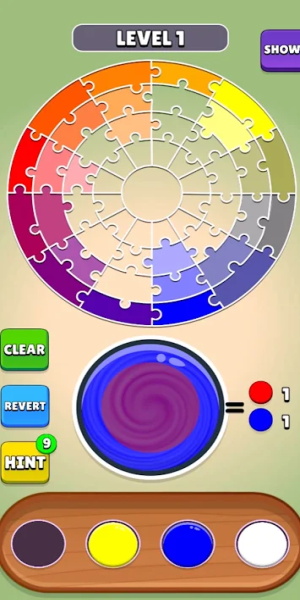 Color Merge Puzzle スクリーンショット 1