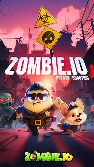 Zombie.io - Potato Shooting ภาพหน้าจอ 0