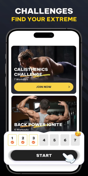 The Muscle Monster Workout Planner Ảnh chụp màn hình 2