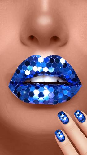 Lip Art Beauty DIY Makeup Game スクリーンショット 0