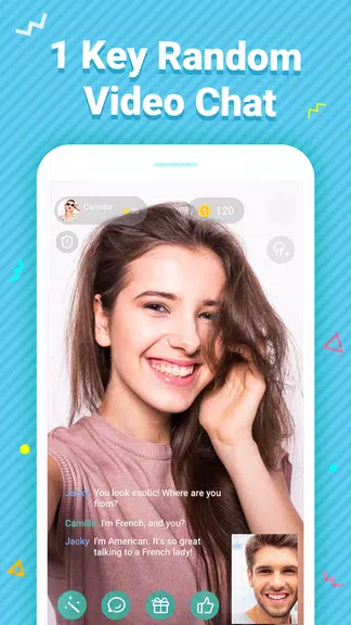 Meet – Talk to Strangers Using Random Video Chat Zrzut ekranu 2