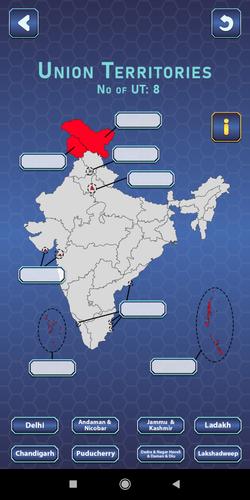 India Mapper-(India Map Game) 스크린샷 2
