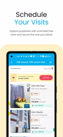 Zolo Coliving - Rent PG Online Zrzut ekranu 2