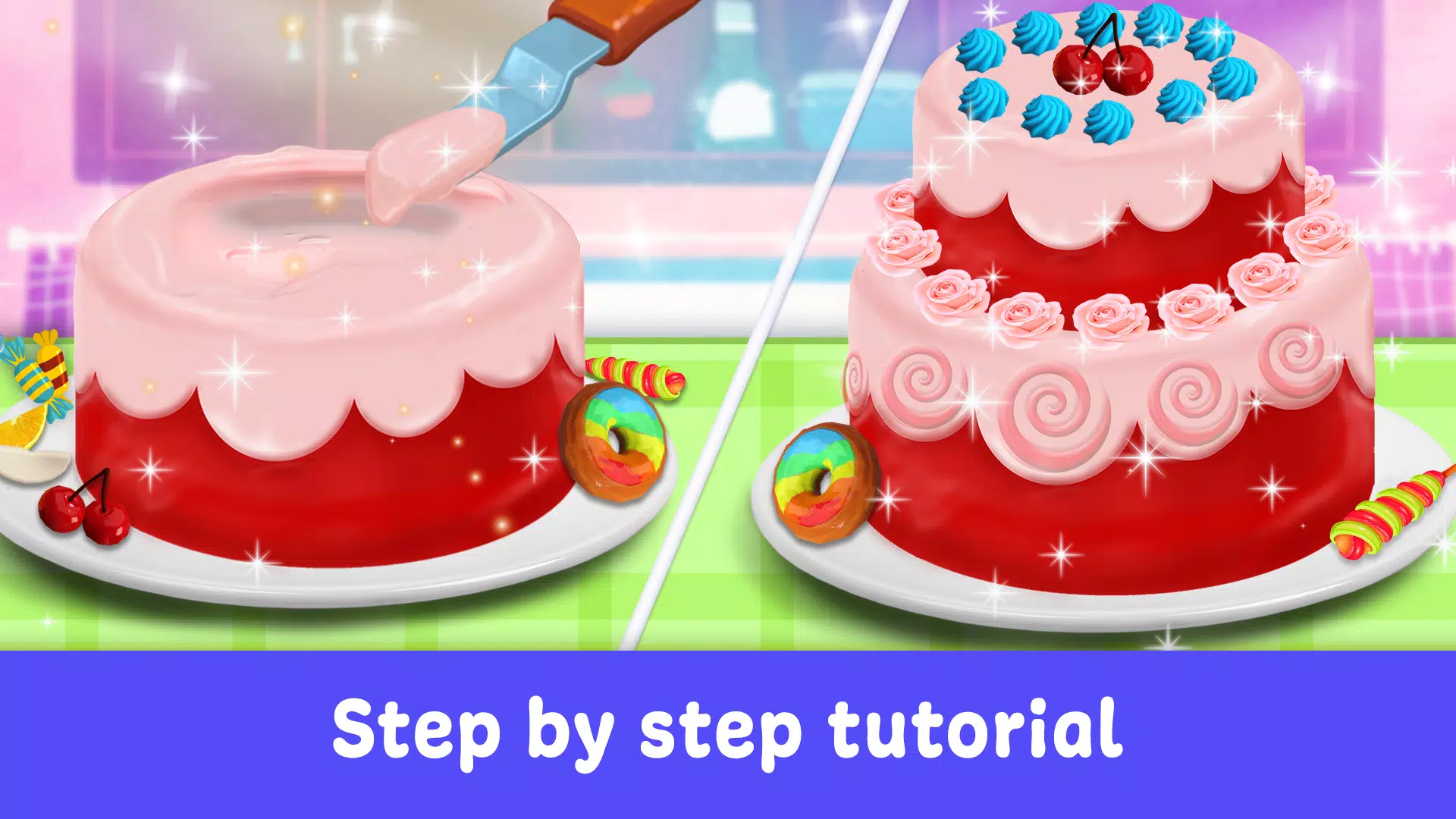 Cake Maker Games for Girls Captura de pantalla 2