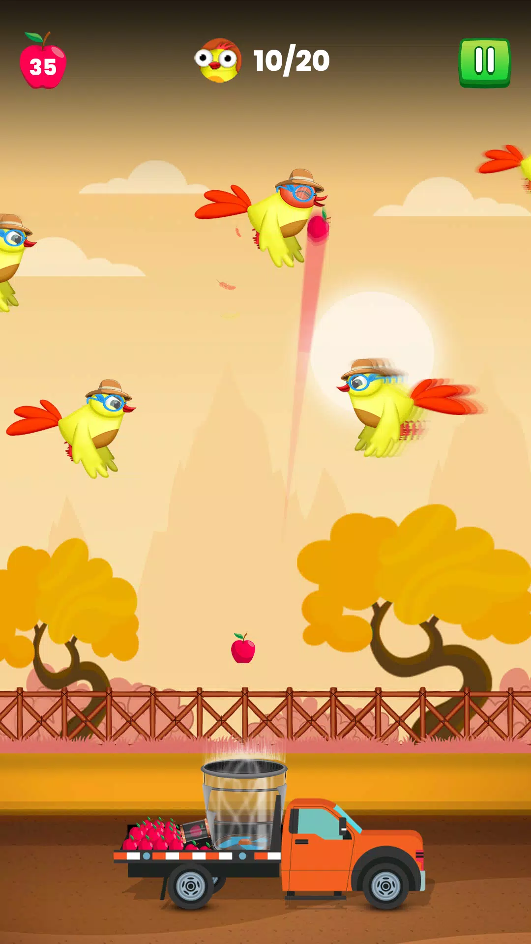 Hungry Birds Food: Bird Game Ảnh chụp màn hình 2