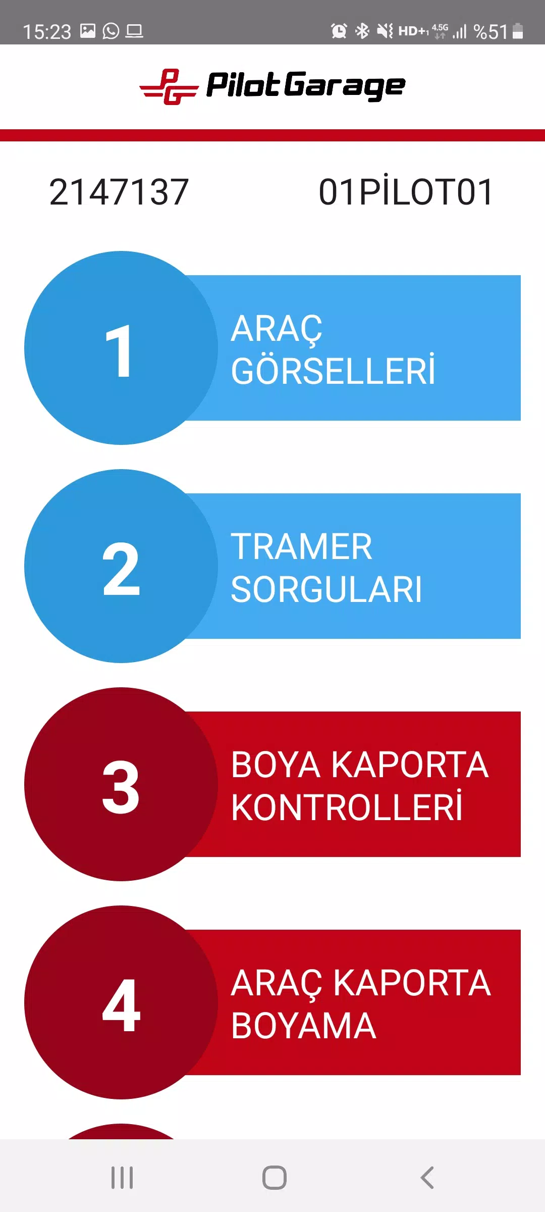 Pilotgarage Usta Uygulaması スクリーンショット 3