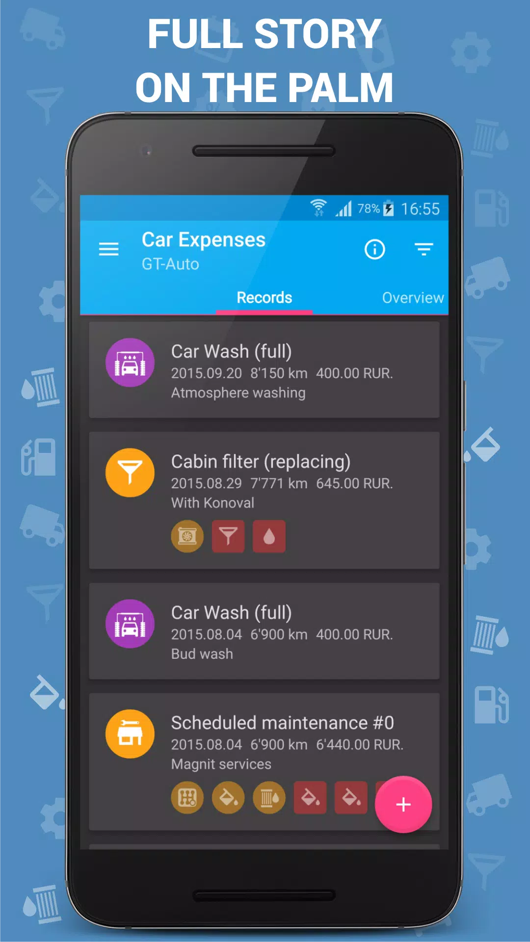 Car Expenses Manager Tangkapan skrin 1