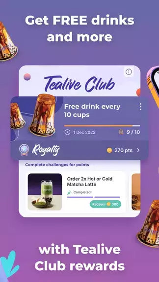 Tealive MY - Order Bubble Tea स्क्रीनशॉट 2