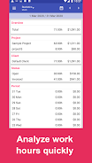 Work Log: Timesheet & Invoice Screenshot 3