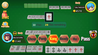 Mahjong 2P: Chinese Mahjong ဖန်သားပြင်ဓာတ်ပုံ 0