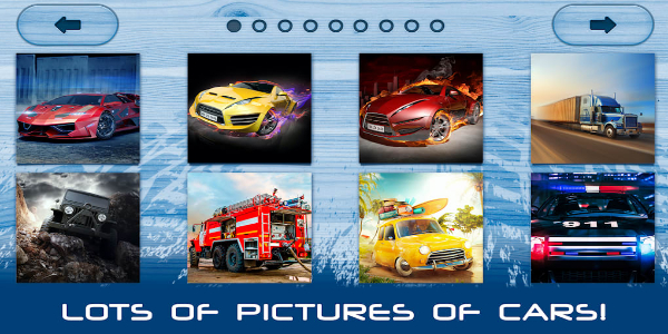 Cars Puzzles Game for boys スクリーンショット 0