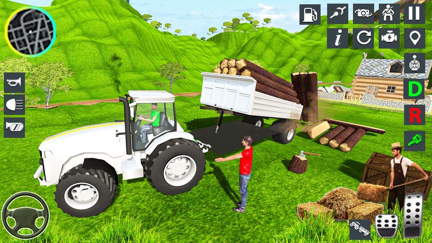 Tractor Driving Tractor Game Screenshot 2