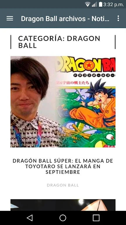 Noticias Anime ဖန်သားပြင်ဓာတ်ပုံ 3